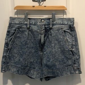 American Eagle Vintage-Style Denim Mom Shorts